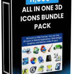 11000+ All In One 3D Icons Bundle