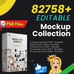 82758+ Editable Mockup Collection