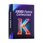 30000+ Fonts Collection