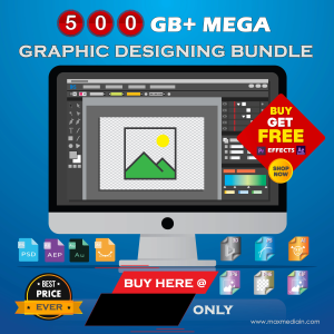 500Gb Design Graphics Pack Bundle