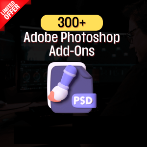 300+ Photoshop Add-Ons Bundle