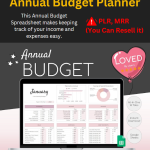 Annual Budget Planner