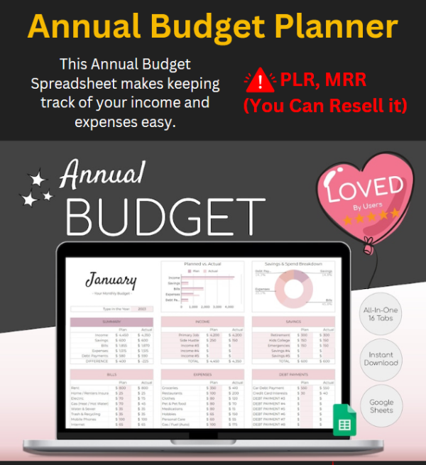 Annual Budget Planner