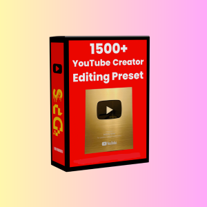 1500+ YouTube Creator Editing Preset.